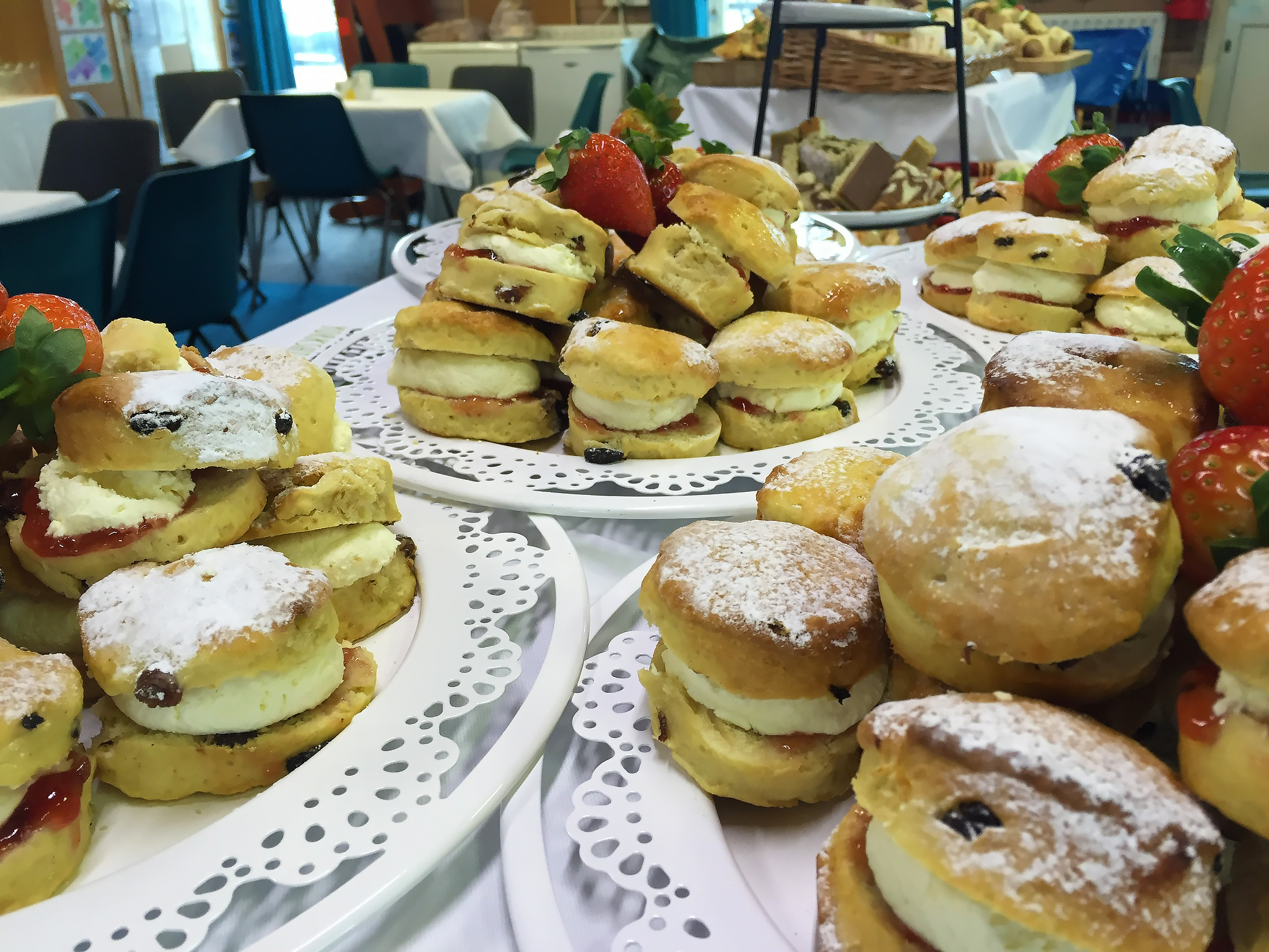 Sheep & Lettuce Tea Rooms at the Penistone Show 2021 - Scones